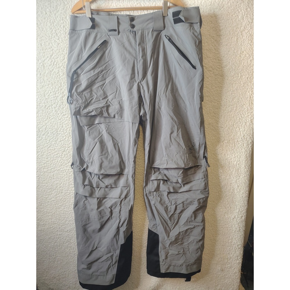 Spyder Dermizax-EV Mens Ski Pants Gray Waterproof Snowboard XL